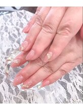 ネイルサロン スクール アンジェラ 水戸本店/上品ミラーネイル