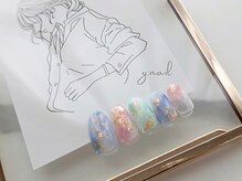 ワイネイル(Y.nail)/カラフル天然石風ネイル
