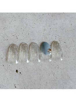 ネイルサロン エムズ(Nail Salon M's)/涼し気夏ネイル