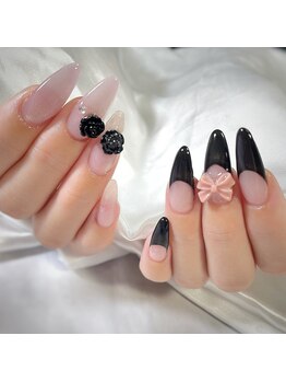 シュシュ(shou shou)/ちぐはぐネイル♪