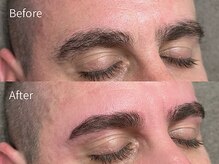 クラッシーブロウ 浦添/メンズ眉毛パーマ★眉癖改善★
