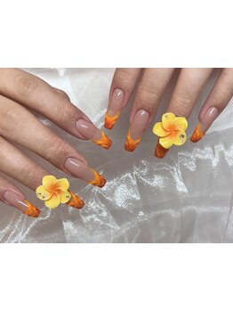 手描きアートが得意なサロン