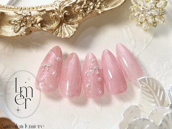 リュミエール(Lumiere)/キラキラリボンネイル