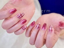 ミレーム(milerm)/らくがきチェックネイル