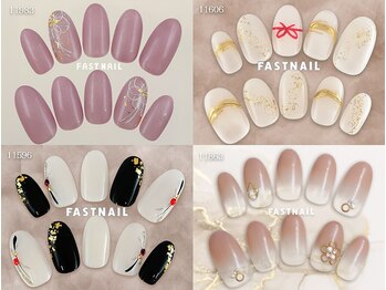 FASTNAIL 札幌駅前店【さっぽろ東急百貨店】 パラジェル/ジェルネイル専門/マグネット/定額 ¥6840 ◆ アートコース