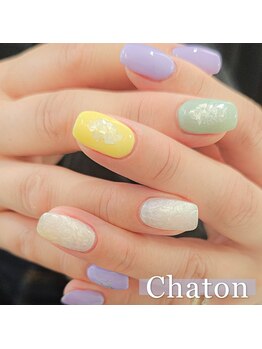 ネイルアンドアイラッシュ シャトン(Chaton)/ジェル□新規￥6900■会員￥7150
