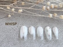 ウィスプ(WHISP)/クリアぬりかけニュアンスネイル