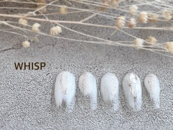 ウィスプ(WHISP)/クリアぬりかけニュアンスネイル