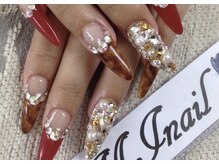 エムアイネイル(MI nail)/スカルプアートつけ放題￥12300