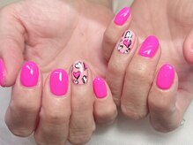 ジョアネイル(JOA Nail)/手描きアート/ハート/シンプル