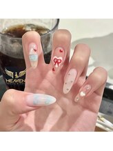 ヘブン ネイル 鶯谷(HEAVEN Nail)/個性的でゴージャスなデザイン