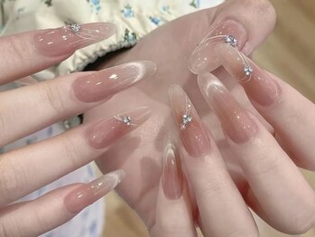 Best Nail 銀座店【ワンホンネイル・スカルプ・パラジェル・上品ジェルネイル】/長さ出し持ち込みデザインネイル