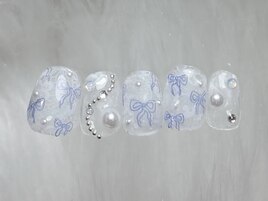リボンチェーンパール¥7500