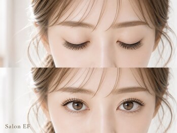 サロンイーエフ 金山店(salon EF)の写真/程よい束感を演出できる【ディープボリュームラッシュ80束(400本相当)￥4980/100束(500本相当)￥5980】
