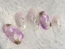 パスリー ネイルアンドケア(Parsley Nail&Care)/【2月】華やかアート