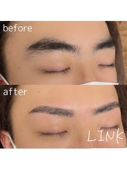 リンク(LINK)/太さ濃さでお悩みの方