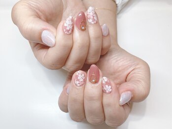 ティーエヌ 本厚木店/春ネイル☆8000円【8800円税込】