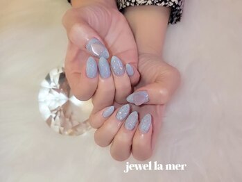 ジュエル ラ メール(Jewel la mer)の写真/派手にはできないあなたにも！パーツ乗せ放題の可愛いメニューが登場！☆韓国ネイルも◎