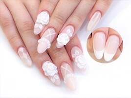 ３Ｄフラワー☆薔薇：フレンチ