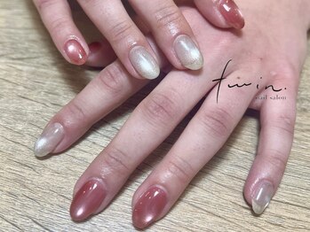 ツイン(twin.)/マグネットネイル×オプ有