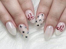 ネイルモア 藤が丘店(nail mor.)/リボンネイル