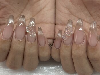アンドットゼロナナサン(&.073)の写真/【爪の長さや形が気になる方必見!】いつものネイルもより可愛く♪スカルプワンカラー10本/¥9200~