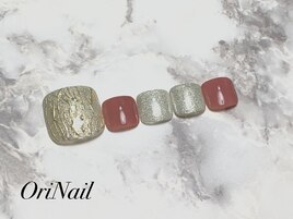 定額フットネイル[ニュアンス]