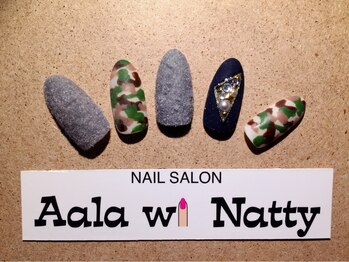 アラ ウィー ナッティー ネイル 北千住店(Aala wi Natty nail)/迷彩×ベルベット