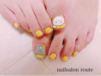 ネイルサロン ルート 二子玉川(nailsalon route)/フットネイルアート込初回¥6500