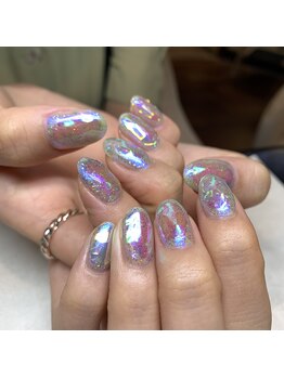 Mネイルアンドカフェ シェレステ/氷ネイル!