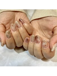 水彩もやもやニュアンスネイル