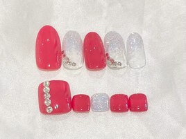 ハンドフットおそろデザイン