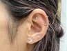 【お得なペア割】オシャレに体質ケア★耳つぼジュエリー6個 ¥5500→¥4400