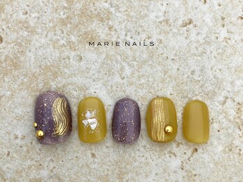 マリー ネイルズ いわきラトブ店(MARIE NAILS)/定額7,700円税込 ミラー 1225d