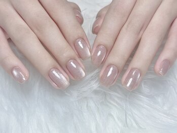 ホワイトネイル 梅田店(WHITE NAIL)の写真/《韓国発＊トレンド》話題の韓国ジェルを使用したナチュラルで洗練されたネイルデザイン◎［梅田］