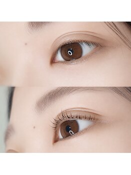カルム ターコイズ(Calme Turquoise.)/まつげパーマBeforeAfter