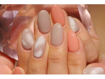 ネイルサロン ブリオン(Nail Salon Bullion)/フェザーペイント