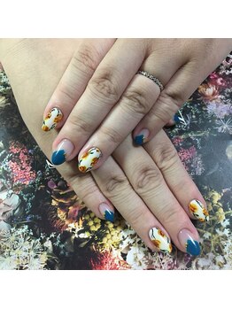 ブルーラヴァンド(Blue Lavande)/デザインネイル