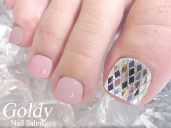 ネイルサロン ゴールディ(NAIL SALON GOLDY)/FOOT華やかコース