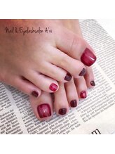 ネイルアンドアイラッシュ アヴィ(Nail and Eyelash A'vi)/レッド☆