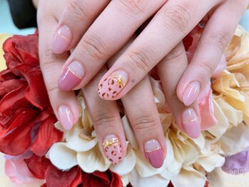 ダブルネイル(Double Nail)/【ほり】可愛いアニマル柄