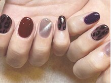 ネイルマジック 仙台一番町店(NAIL MAJIC)/シースルーレオパード☆￥8800