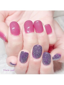 マリーネイル(Marie nail)/#フラッシュネイル