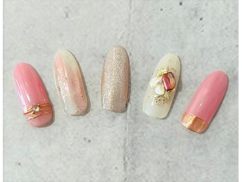 グラマラス 白金台店(glamourous produced by Noble)/ピンクネイル[白金台/目黒]