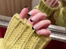 ネイルサロン ソウ 京橋店(Nail Salon Sou)/黒フレンチ
