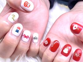 ☆ほっこり癒しのお正月ネイル☆