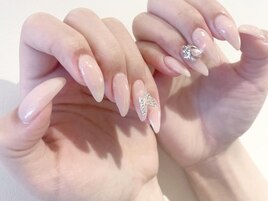 ピンクベージュネイル☆