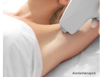 アイオンラッシュ(Aion Lash)の写真/脱毛＋HBLの組み合わせならお任せ♪脱毛も眉も、すべてお任せください!都度払いで通いやすさ◎
