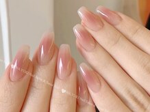 センスネイル 池袋店(Sense Nail)/オンブレフレンチ/チーク/水光