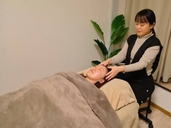 フラワー(flower)の写真/【大人気！初回¥4,000～】髪を濡らさず頭から癒されるドライヘッドスパ♪お子様連れOKで子育ての合間にも◎